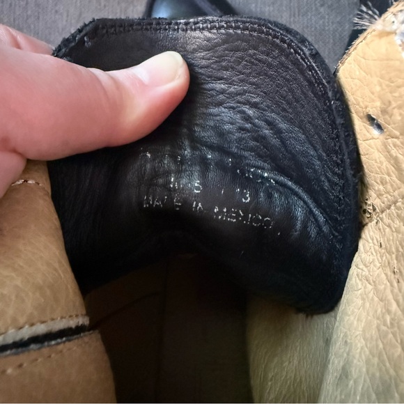 FRYE Courtney Black Lace-Up Leather Booties - Picture 7 of 8